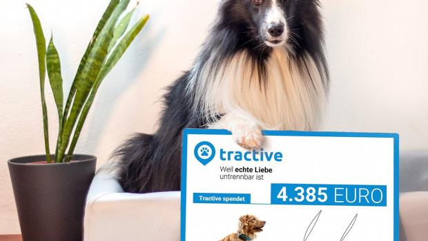 Eine Woche lang wurde ein Teil jeder Bestellung im deutschen Tractive-Onlineshop gesammelt.