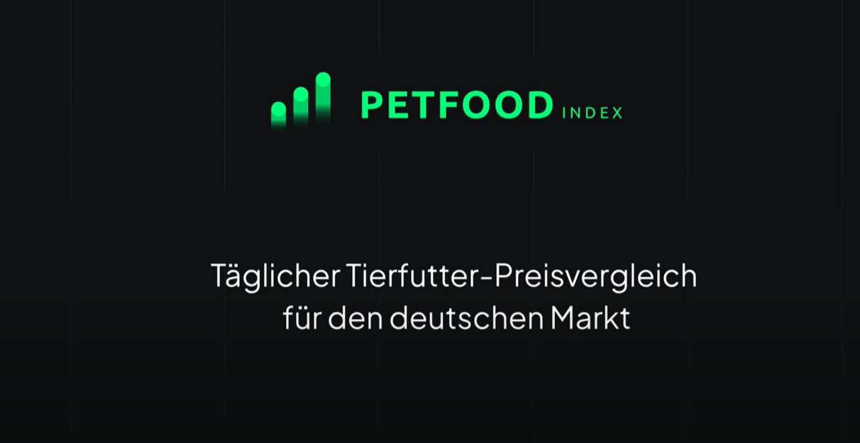 Petfood Index - Tierfutterpreise ohne Rätselraten