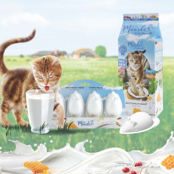 Landguth Heimtiernahrung, Muuske - Super-Premium-Katzensnack, Katzen-Milchsnack, 
