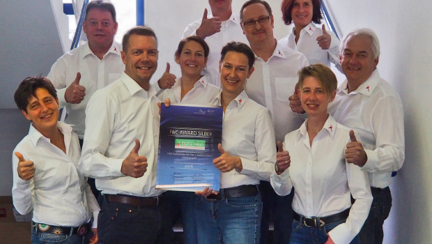 Das Kiebitzmarkt-Team freut sich über die positive Bewertung der Zusammenarbeit.