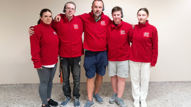 Marco Lange und sein Team geben sich hochmotiviert für ihre künftige Aufgabe. 