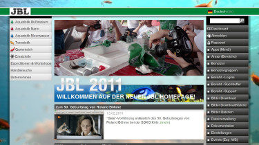 JBL startet neue Website
