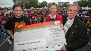 452 Pfötchen und 160.000 € für den Tierschutz