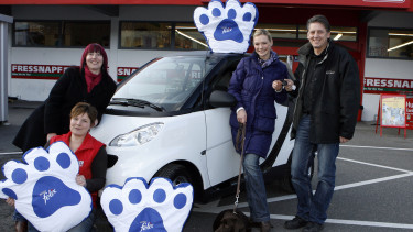 Ein Auto von Fressnapf