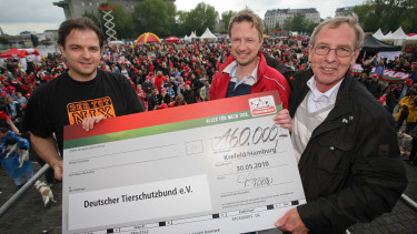 452 Pfötchen und 160.000 &euro; für den Tierschutz