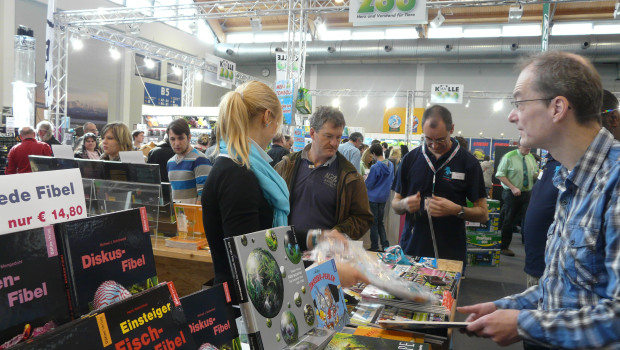Vom 6. bis 8. März kommen auf der Messe Aqua-Fisch in Friedrichshafen wieder Aquaristik- und Angelfans zusammen. Im Bild, die Messe in 2013. Vom 6. bis 8. März kommen auf der Messe Aqua-Fisch in Friedrichshafen wieder Aquaristik- und Angelfans zusammen. Im Bild, die Messe in 2013.