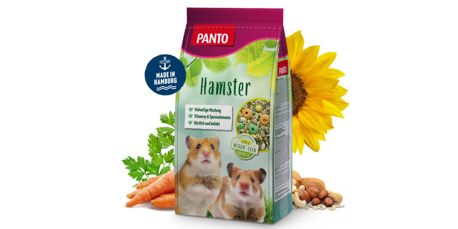 Auf der Interzoo präsentiert Panto Heimtier drei Kernproduktsegmente: Wildvogelfutter, Homefarming und Petfood.