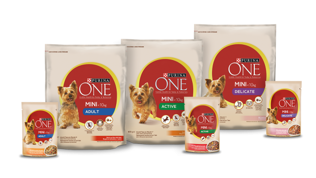 Nestlé Purina, Trockennahrung  Purina One Mini