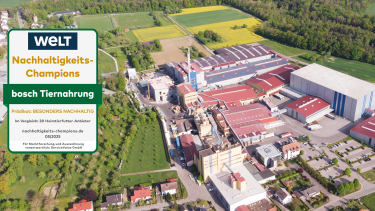 Bosch Tiernahrung wird Produkt-Champion