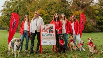 Purina und Laura Wontorra helfen Bark Date
