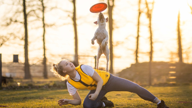 Auch die Kong-Frisbee-Show dürfte in Halle 4 viele Besucher anlocken.