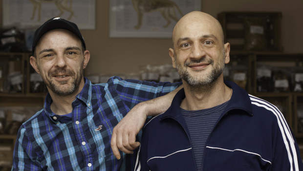 Das Geschäftsführerteam von Wolfshunger (von links): André Seeger und Alexander Geltner.