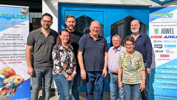 Von links: Hendrik Grüll, Isabelle Michael, Lenny Stahl, Luciano Campagnaro, Hans Ruh, Flora Ruh und Peter Arnold.