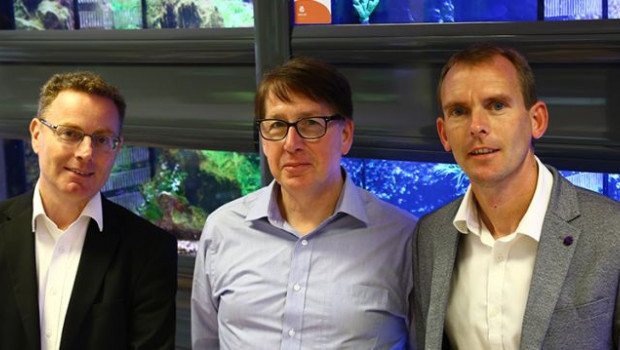 Die neuen Manager bei Casco Pet: (von links) Paul Jones, Alan McArdle und Matt Ives.