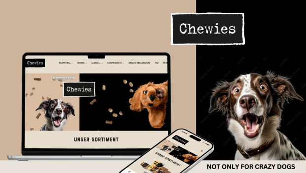 Mit dem Website-Relaunch will Pet Nature eine digitale Bühne für seine Marke "Chewies" bieten.