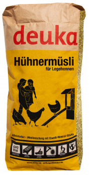 Müsli für Hühner, deuka Hühnermüsli, Homefarming, Deutsche Tiernahrung Cremer