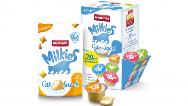 Milkies, Katzennahrung, Snacks aus Milch, animonda