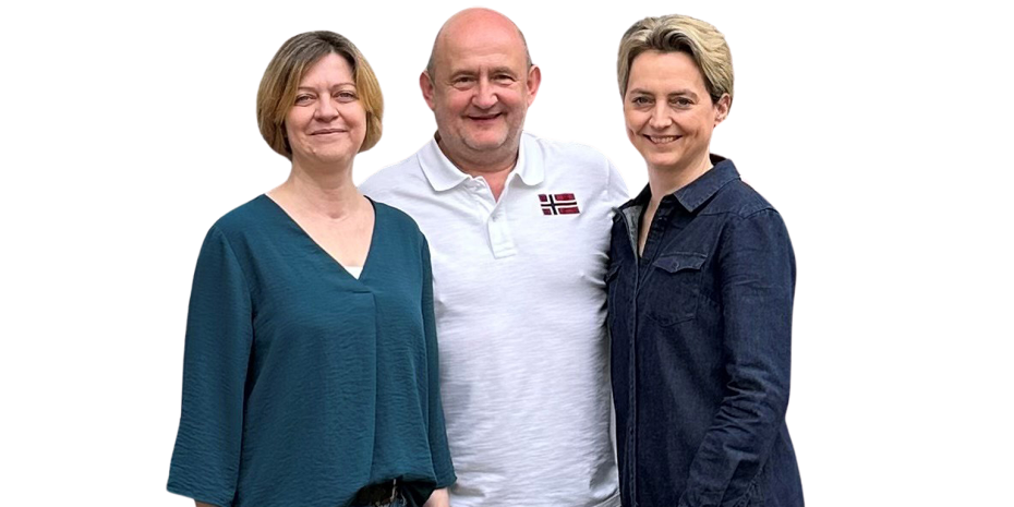 Susanne Graf, Eike und Philipp Honstetter haben als Geschäftsführungstrio 2022 das Wau-Miau  in Stuttgart übernommen.