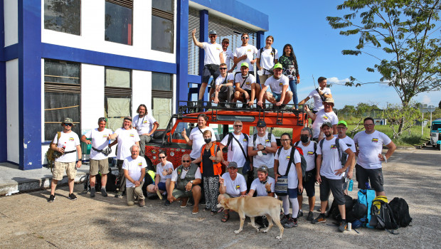 34 Personen zählte das JBL-Expeditionsteam in Kolumbien.