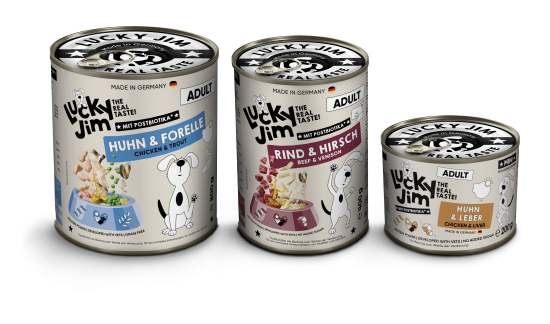 Lucky Jim Classic gibt es in drei Größen Lucky Jim Classic gibt es in drei Größen