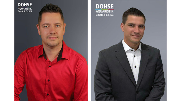 Mit Marc Kunert (links) und Martin Ronkartz hat Dohse Aquaristik zwei Außendienststellen neu besetzt. 