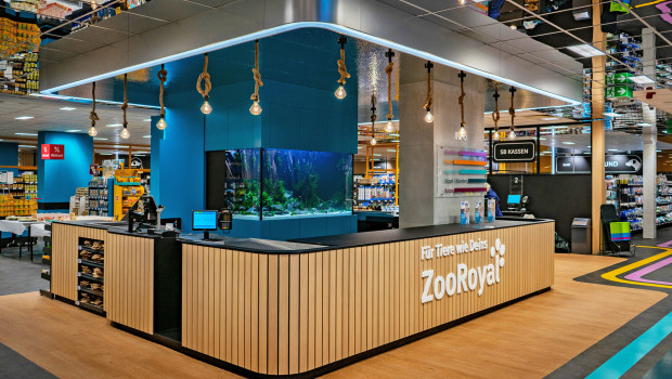 Der erste Zoo-Royal-Zoofachmarkt umfasst eine Verkaufsfläche von 1.800 m².