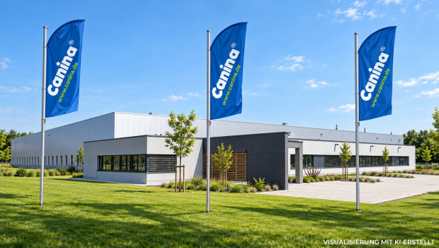 Canina pharma plant, die zusätzliche Produktionsfläche ab Herbst 2027 zu nutzen. Canina pharma plant, die zusätzliche Produktionsfläche ab Herbst 2027 zu nutzen.