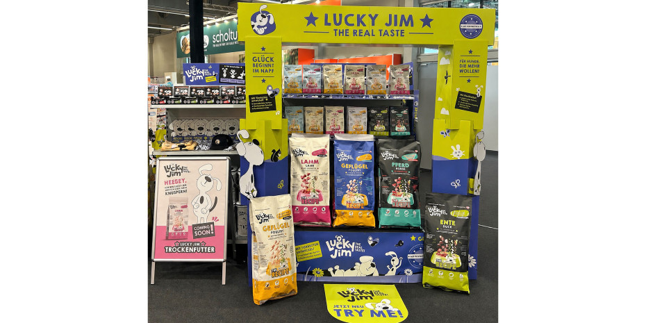 Die Marke Lucky Jim setze sich mit vielen neuen Produkten und Fachhandelsinspirationen aufmerksamkeitsstark in Szene.