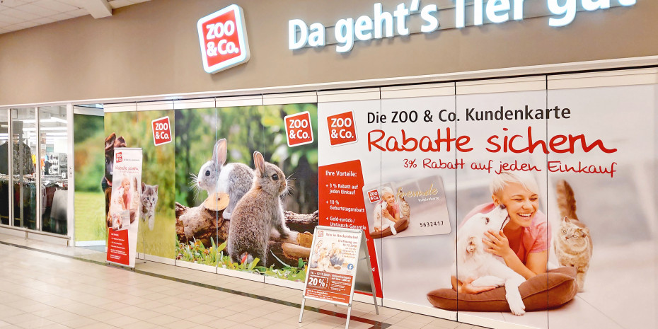 Zoo & Co. will durch eine emotionale Präsentation in ihren Fachmärkten Lust auf das Heimtier machen.