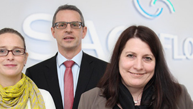 Neu bei der Sagaflor: (von links) Claudia Plöger, Martin Schweikert und Miriam Werner.