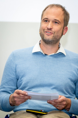 Felix Vos‘ Beitrag über Generationen im Unternehmen kam gut an.