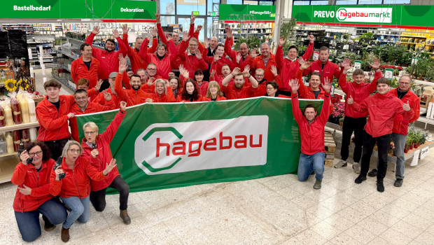 Das Team des neuen Hagebaumarkts in Hildesheim.