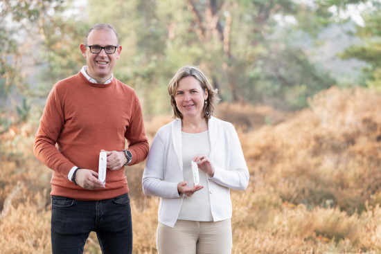 Die Gründerin Beatrix Förster und CCO Roel Boersma