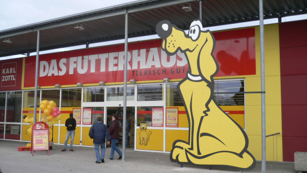 Knapp 50 Standorte betreibt Das Futterhaus in Österreich, hier der Standort in Wels.