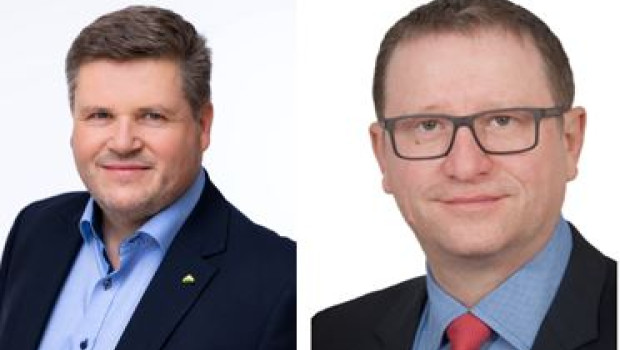 Josef Sieber (rechts) als Sprecher und Bernhard Schröck (links) übernehmen ab sofort gemeinsam die Geschäftsführung der österreichischen Handelsgruppe Raiffeisen Lagerhaus.