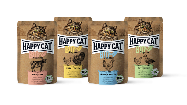 Interquell, „Happy Cat Bio Organic“-Feuchtnahrung Interquell, „Happy Cat Bio Organic“-Feuchtnahrung