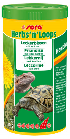 Sera, Herbs'n'Loops,  Reptilienfutter