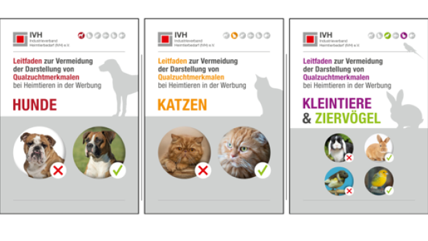 Mit den neuen Leitfäden will der IVH Werbetreibende bei der Nutzung von Bildern mit Heimtieren sensibilisieren. Mit den neuen Leitfäden will der IVH Werbetreibende bei der Nutzung von Bildern mit Heimtieren sensibilisieren.