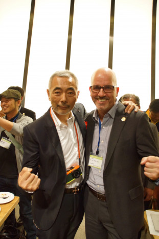 Jörg Buhlmann (rechts) mit Takashi Amano.