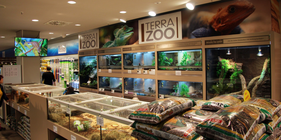 Auch wenn Terraristikabteilungen (im Bild: Megazoo Leipzig)  seltener werden, bieten sie  dem Zoofachhandel doch  viele Möglichkeiten.