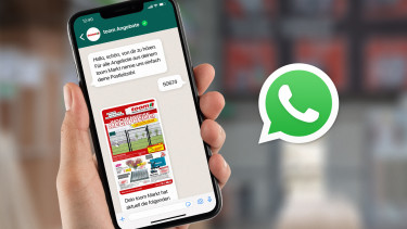 Toom sendet seine Prospekte via WhatsApp
