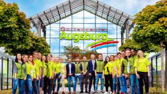Neue Auszubildende bei Gartencenter Augsburg