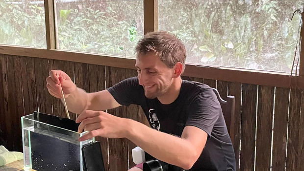 aquaristik-Chefredakteur Daniel Konn-Vetterlein in Bolivien.