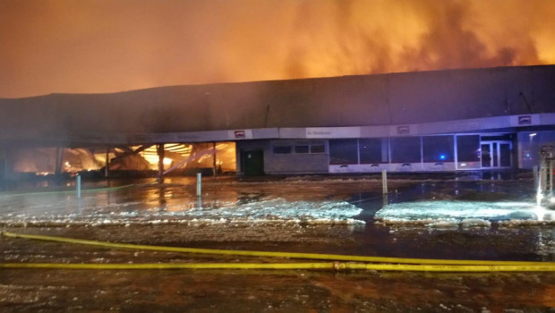 Der Dogstyler-Standort wurde durch den Großbrand völlig zerstört.