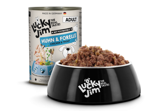 Lucky Jim Classic mit Huhn & Forelle Lucky Jim Classic mit Huhn & Forelle