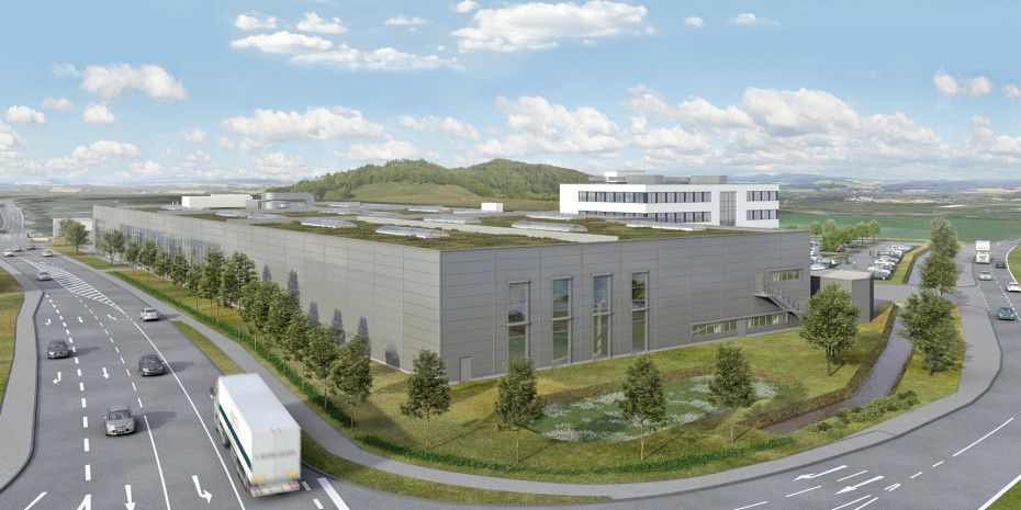 Die knapp 11.000 m² große neue Halle beherbergt  Produktion, Lager sowie Forschung und Entwicklung.