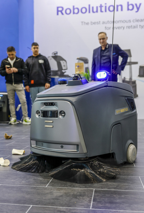 Der SW1 Beetle ist ein autonomer Reinigungsroboter.&nbsp;