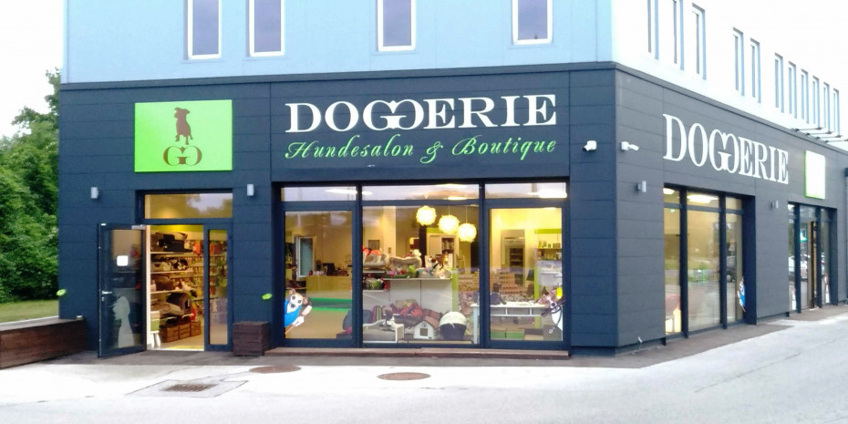 Die neue Doggerie befindet sich in der Businessbase Westside im Wiener Stadtteil Auhof (Bezirk Penzing).
