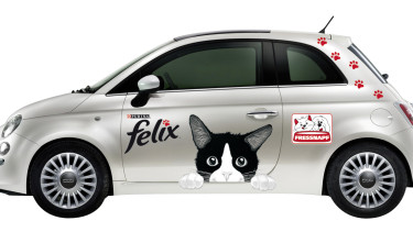 Flotter Fressnapf-Flitzer