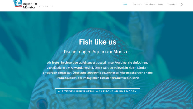 Der komplett überarbeitete Internet-Auftritt von Aquarium Münster ist nun online.